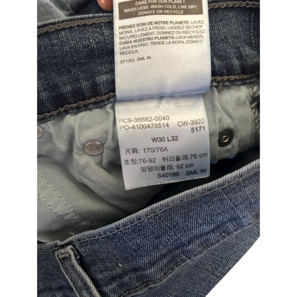 Levi's Denizen 208 Regular Taper Men's Blue Jeans - Picture 4 of 8